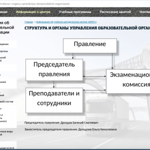 Скриншоты разработанного сайта umcavto.ru (Скрин №2)