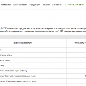 Скриншоты разработанного сайта un-invest.ru (Скрин №7)