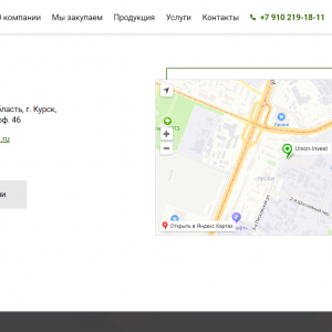 Скриншоты разработанного сайта un-invest.ru (Скрин №8)