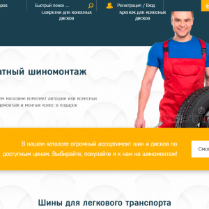 Скриншоты разработанного сайта shiny-i-diski-kursk.ru (Скрин №10)