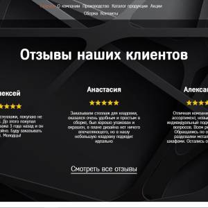 Скриншоты разработанного сайта nika-metall.ru (Скрин №5)