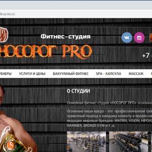 Скриншоты разработанного сайта nosorog46.ru (Скрин №5)